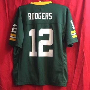 NFL apparel Green Bay Packers Aaron Rodgers youth Large